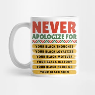 Black History - Typograph AL Mug